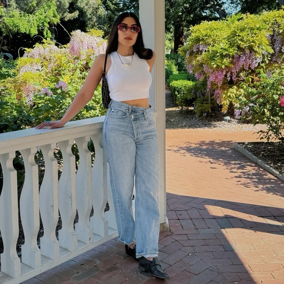 Agolde High-rise Straight Boyfriend Jeans - Picture 2 of 5